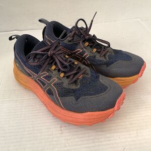 Asics Trabuco Max 2 Women's 9.5 Trail Running Shoes Blue Orange Pink FF Blast +